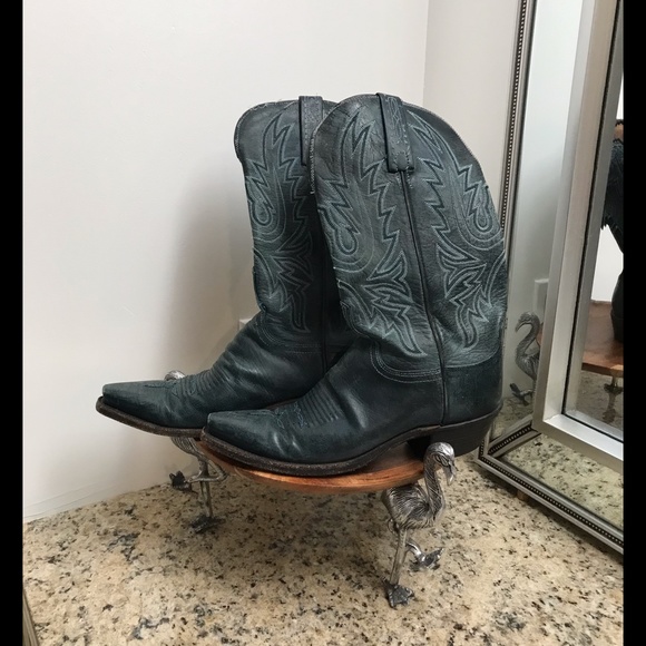 ALCALA’S Women’s Teal Boots / Sophisticated, Yet Rustic Sz 7.5 - Picture 3 of 10